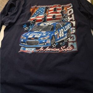 Anvil chase authentics Jimmie Johnson NASCAR #48 American Salute t-shirt 3XL
